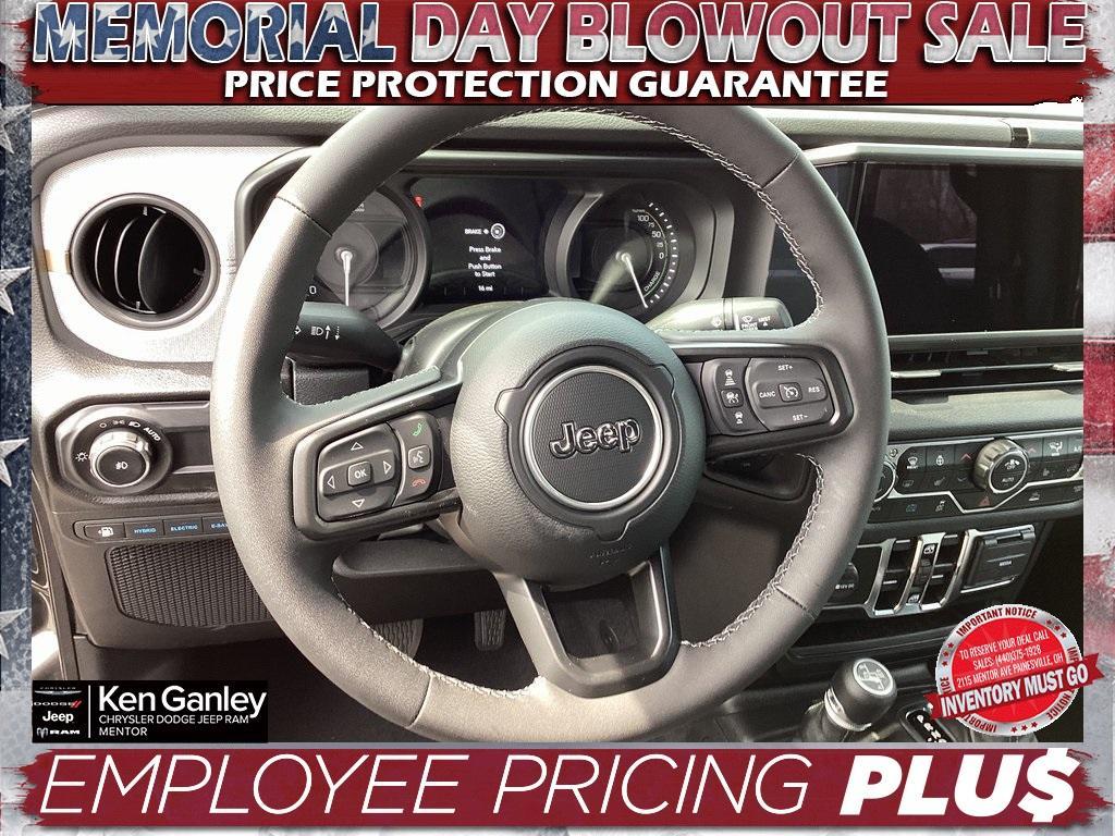 new 2025 Jeep Wrangler 4xe car, priced at $50,013