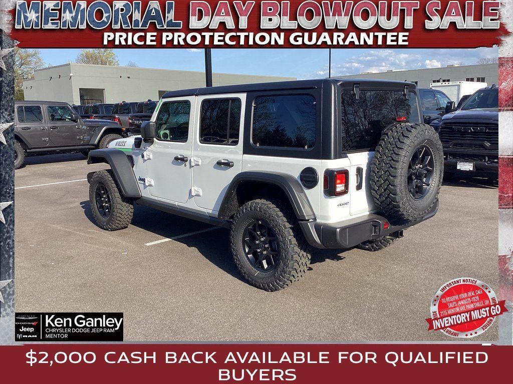 new 2025 Jeep Wrangler 4xe car, priced at $52,585