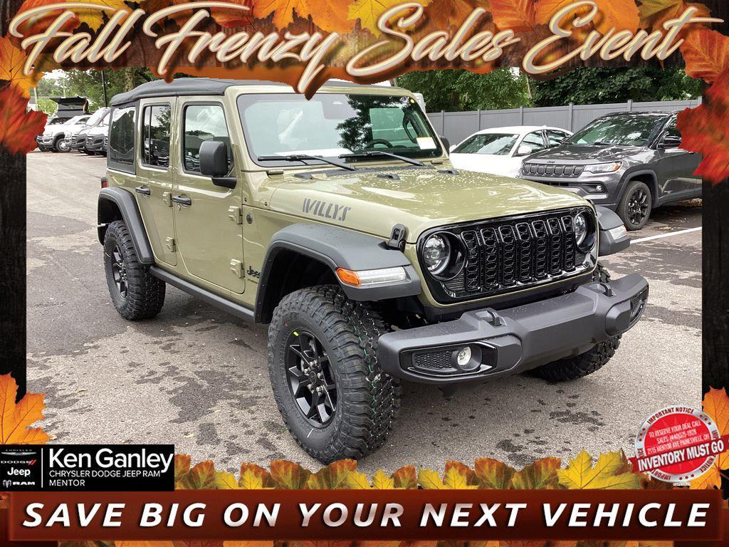 new 2025 Jeep Wrangler car, priced at $45,395