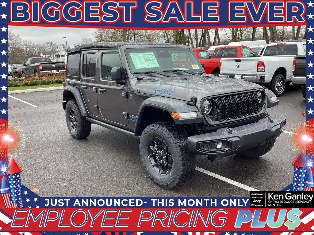 new 2025 Jeep Wrangler 4xe car, priced at $51,880