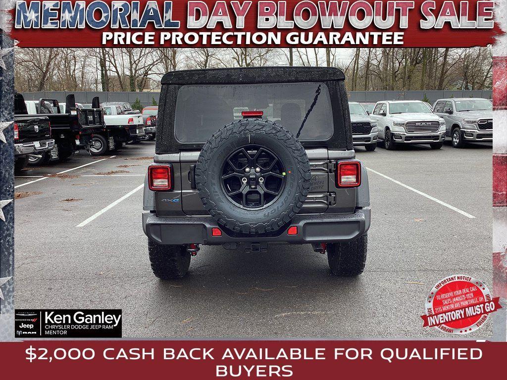 new 2025 Jeep Wrangler 4xe car, priced at $51,880