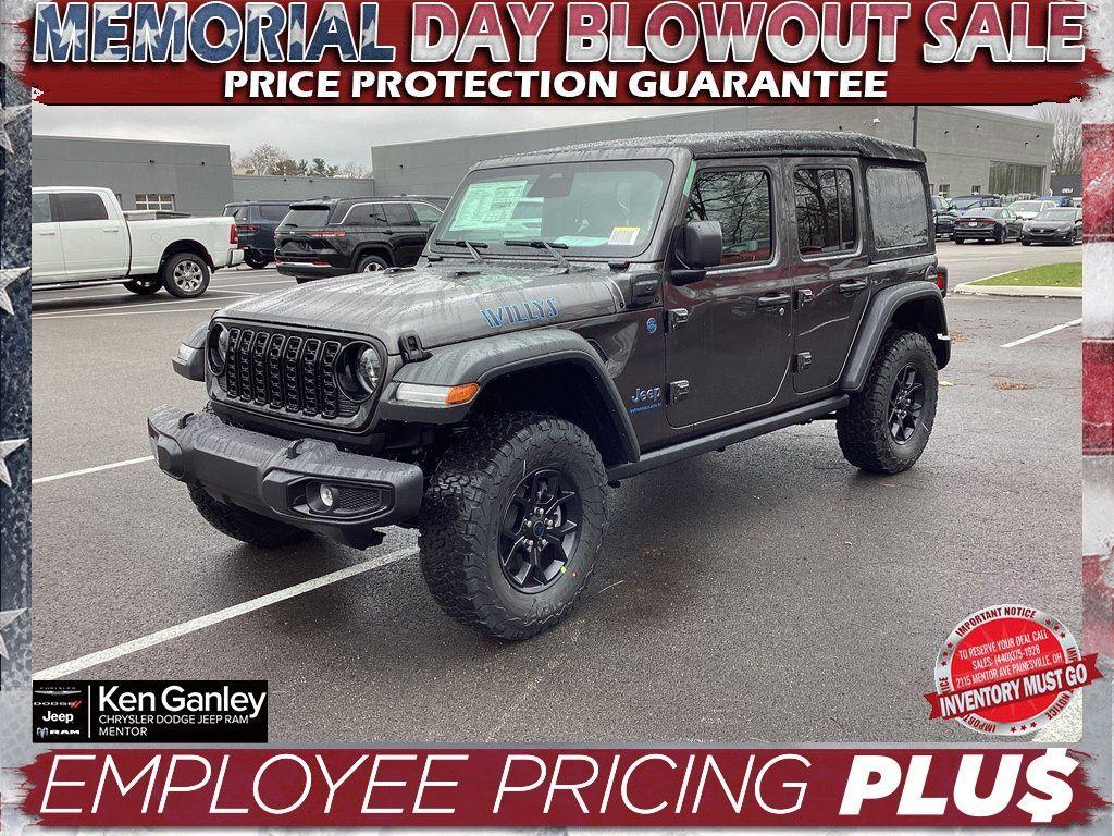 new 2025 Jeep Wrangler 4xe car, priced at $51,880