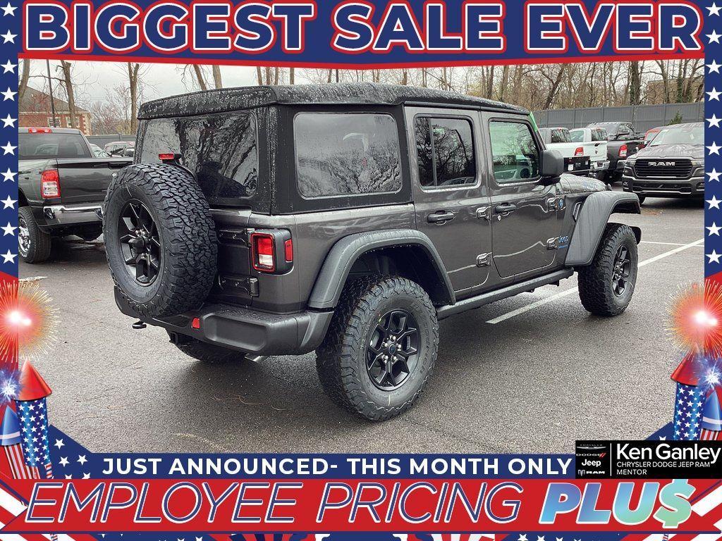 new 2025 Jeep Wrangler 4xe car, priced at $51,880