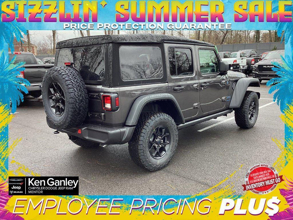new 2025 Jeep Wrangler 4xe car, priced at $51,880