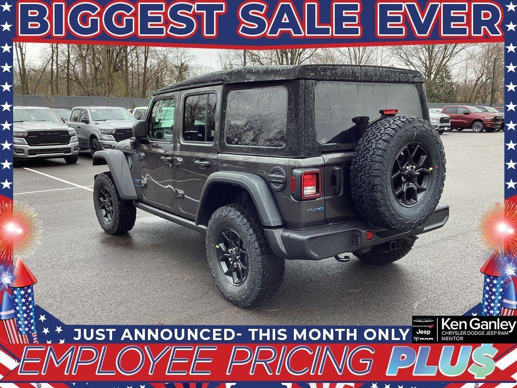 new 2025 Jeep Wrangler 4xe car, priced at $51,880