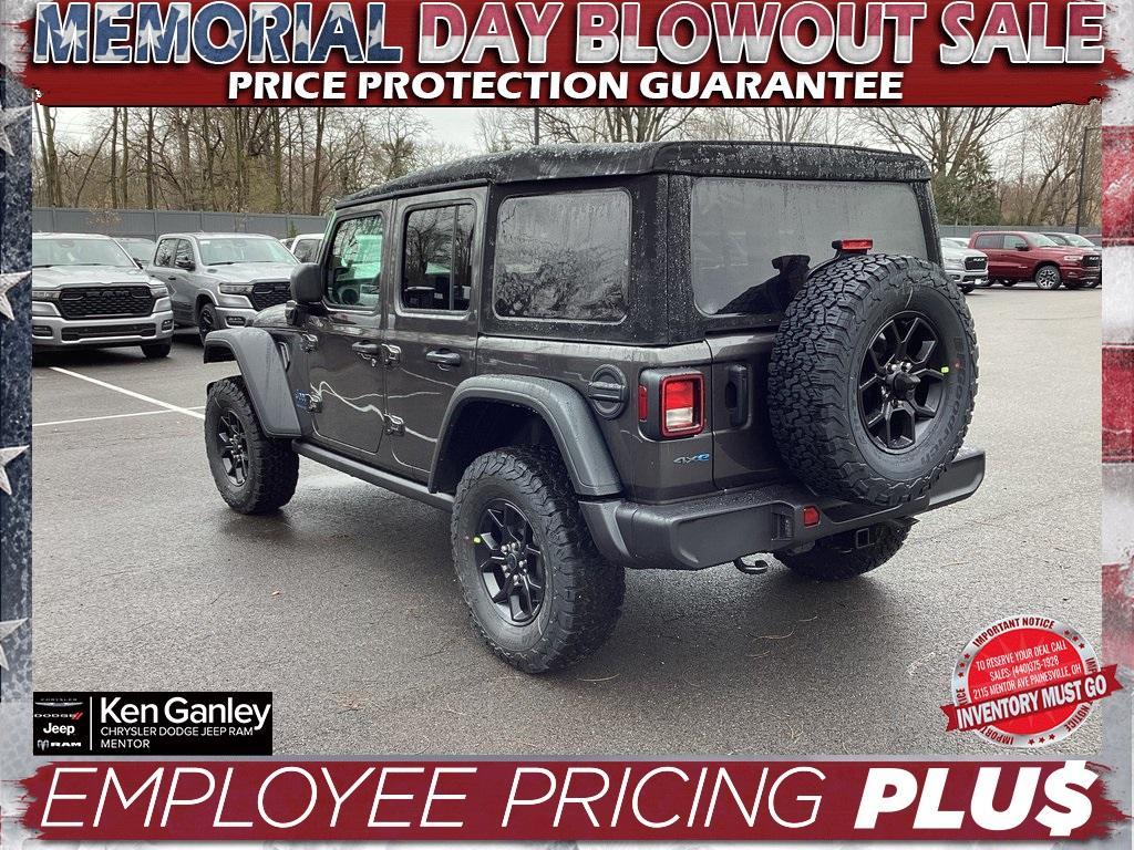 new 2025 Jeep Wrangler 4xe car, priced at $52,000