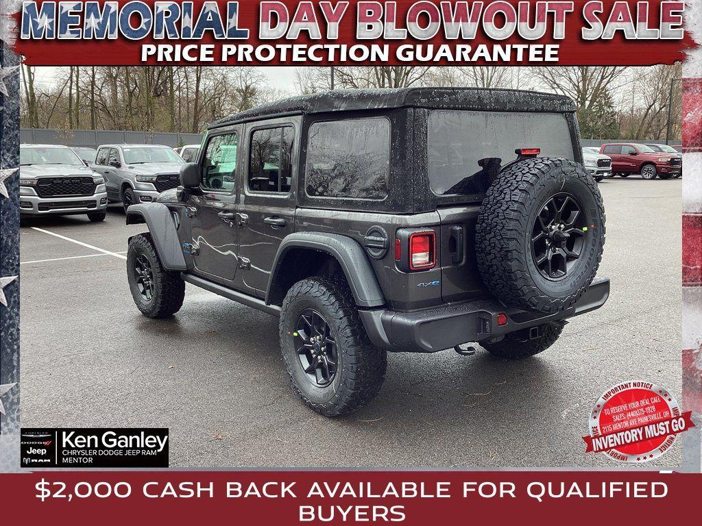 new 2025 Jeep Wrangler 4xe car, priced at $51,880