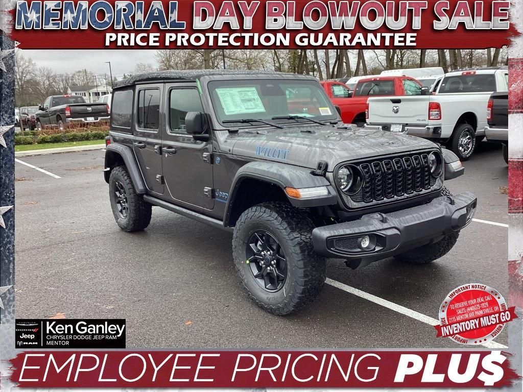 new 2025 Jeep Wrangler 4xe car, priced at $52,000