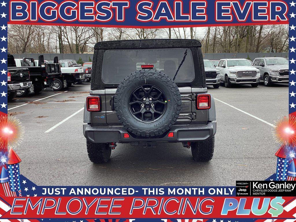 new 2025 Jeep Wrangler 4xe car, priced at $51,880
