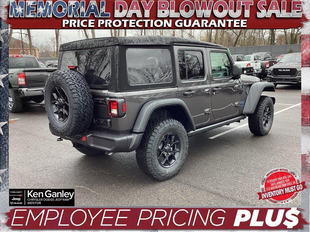 new 2025 Jeep Wrangler 4xe car, priced at $52,000