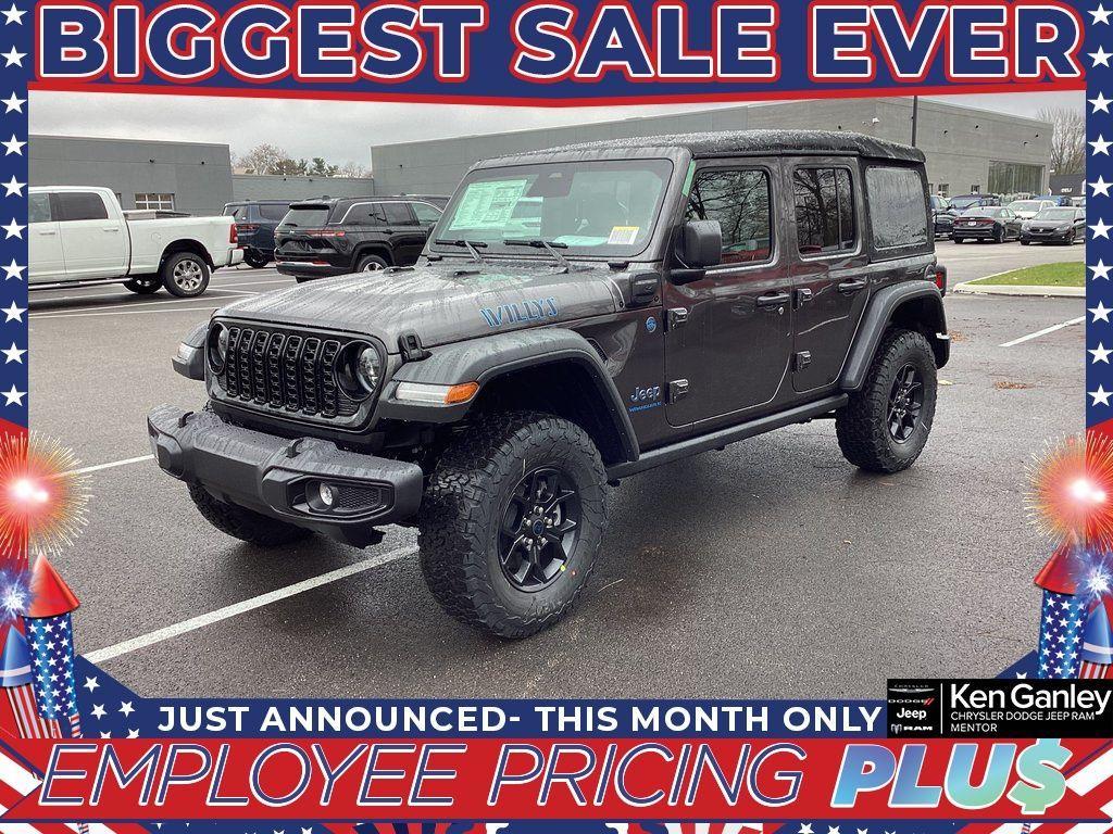 new 2025 Jeep Wrangler 4xe car, priced at $51,880