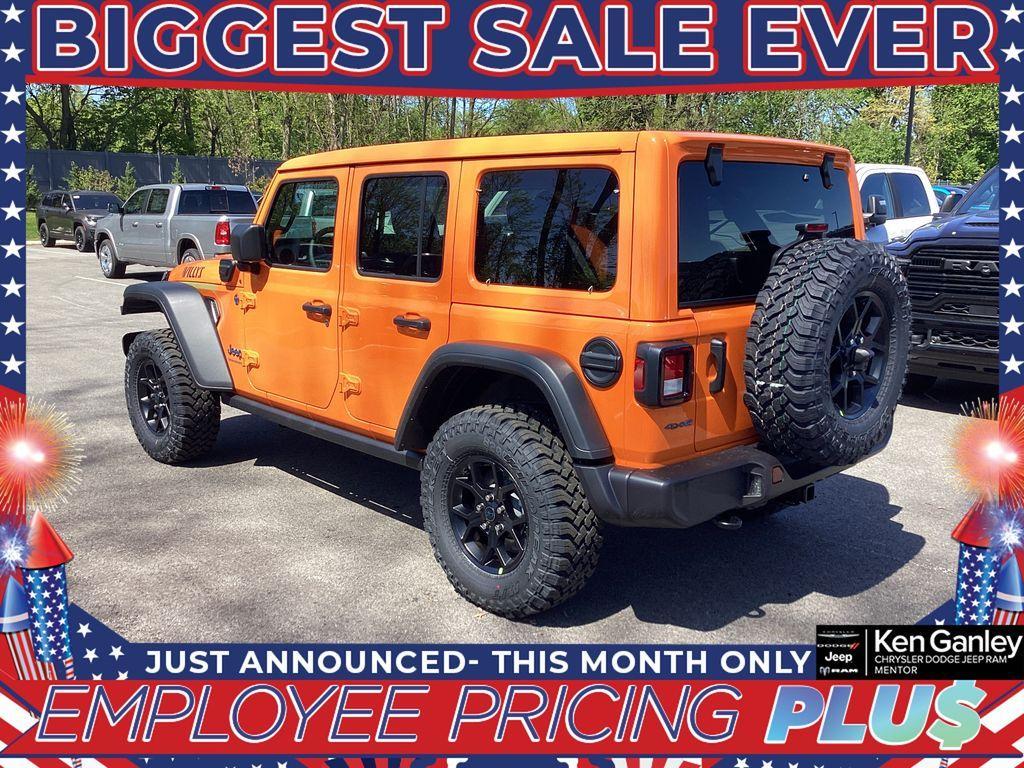 new 2025 Jeep Wrangler 4xe car, priced at $55,680