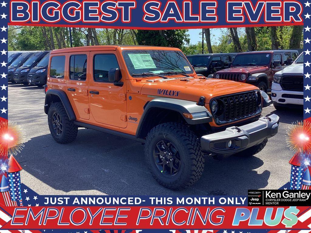 new 2025 Jeep Wrangler 4xe car, priced at $55,680