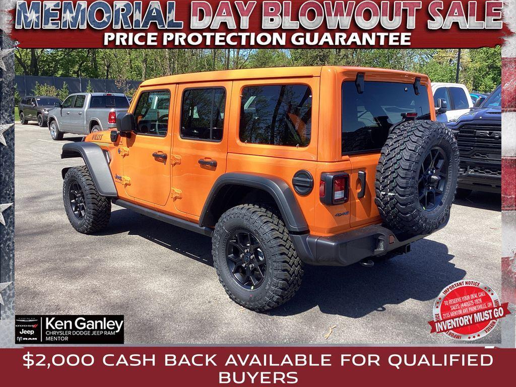 new 2025 Jeep Wrangler 4xe car, priced at $55,680