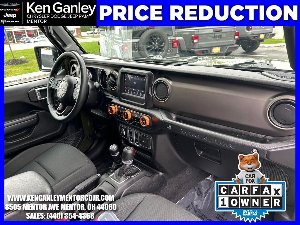 used 2021 Jeep Wrangler car, priced at $27,900