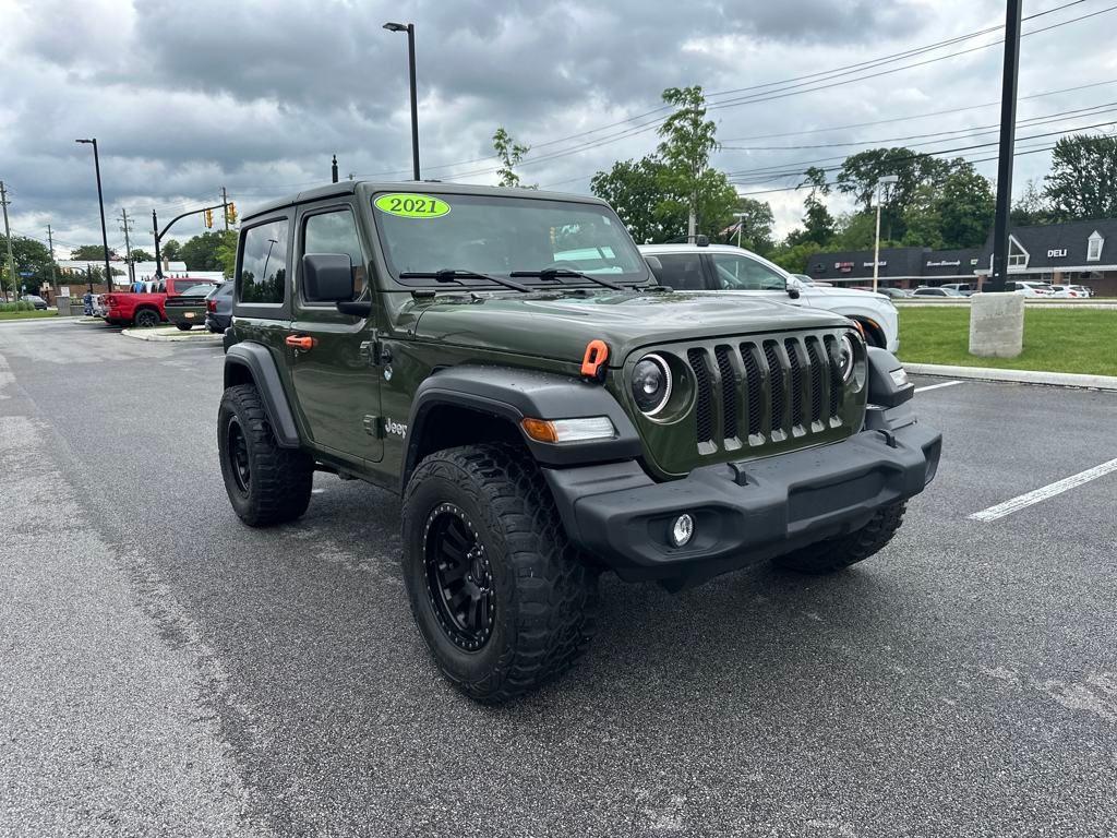 used 2021 Jeep Wrangler car, priced at $28,680