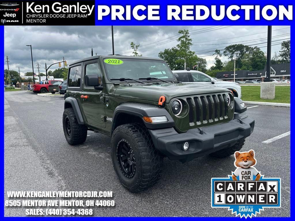 used 2021 Jeep Wrangler car, priced at $28,680