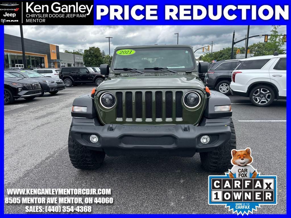 used 2021 Jeep Wrangler car, priced at $28,680