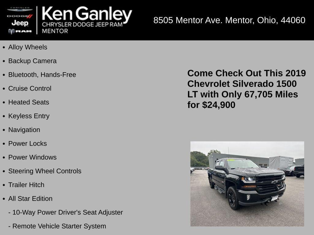 used 2019 Chevrolet Silverado 1500 LD car, priced at $24,900