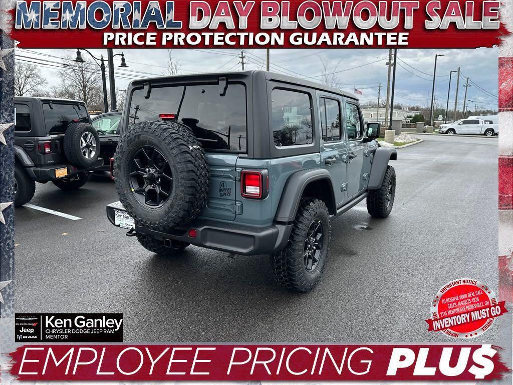 new 2025 Jeep Wrangler car, priced at $45,490