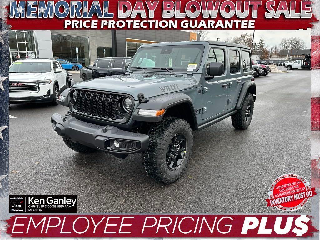 new 2025 Jeep Wrangler car, priced at $45,490