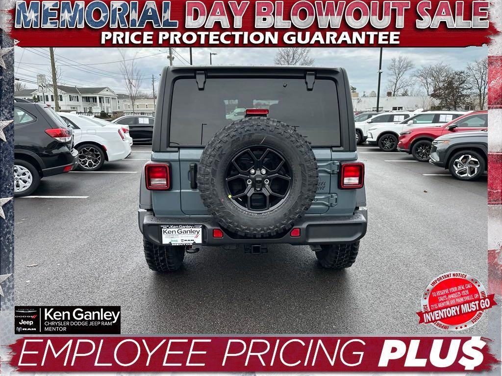 new 2025 Jeep Wrangler car, priced at $45,490