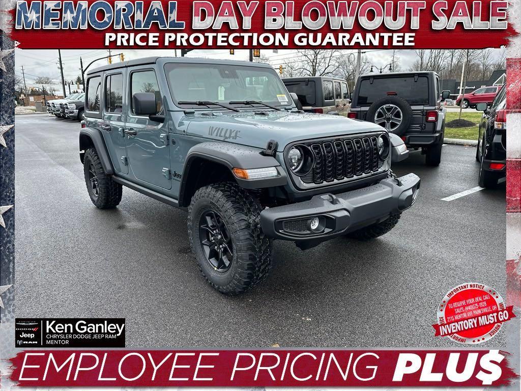 new 2025 Jeep Wrangler car, priced at $45,690