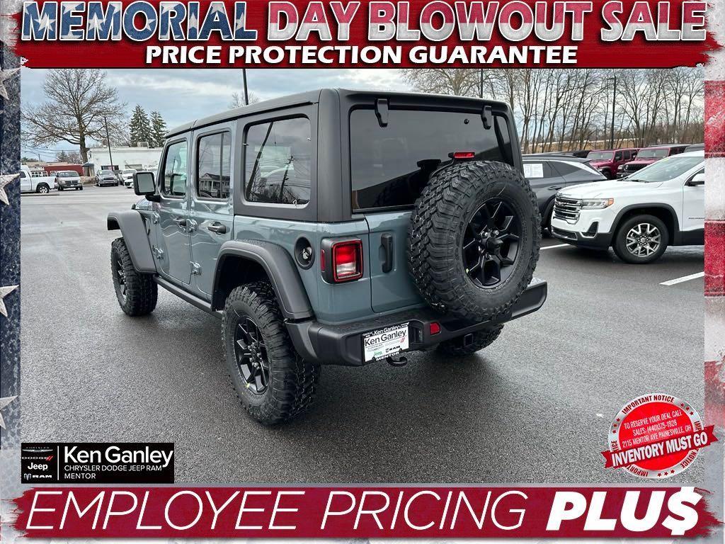 new 2025 Jeep Wrangler car, priced at $45,490