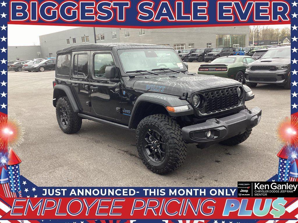 new 2025 Jeep Wrangler 4xe car, priced at $51,880