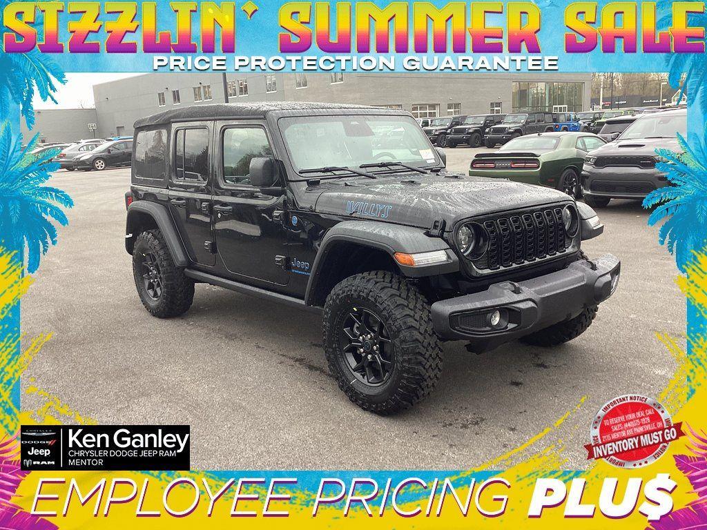 new 2025 Jeep Wrangler 4xe car, priced at $51,880