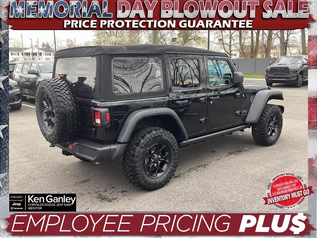new 2025 Jeep Wrangler 4xe car, priced at $52,000