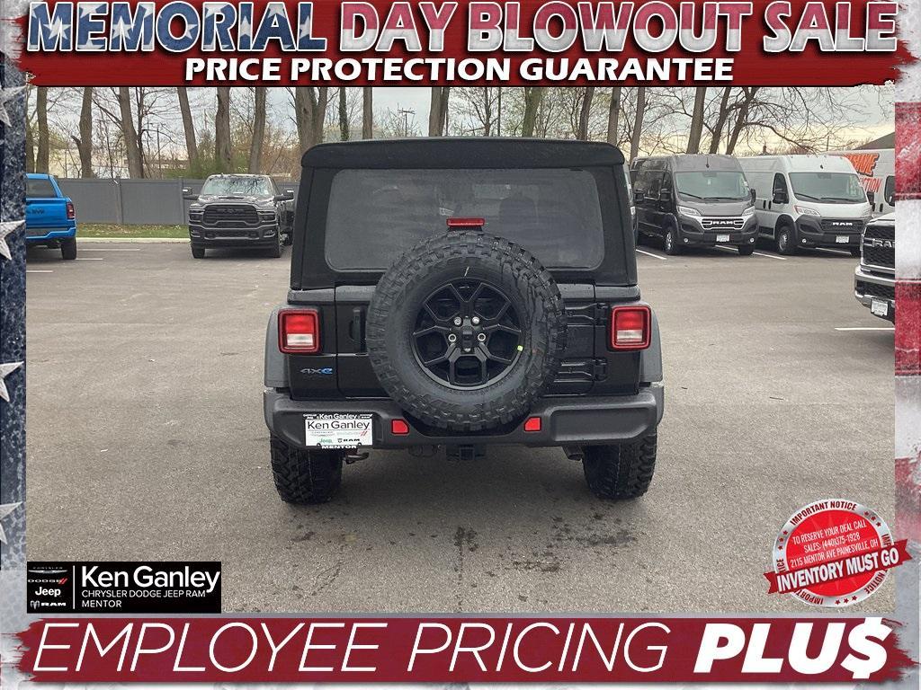 new 2025 Jeep Wrangler 4xe car, priced at $52,000