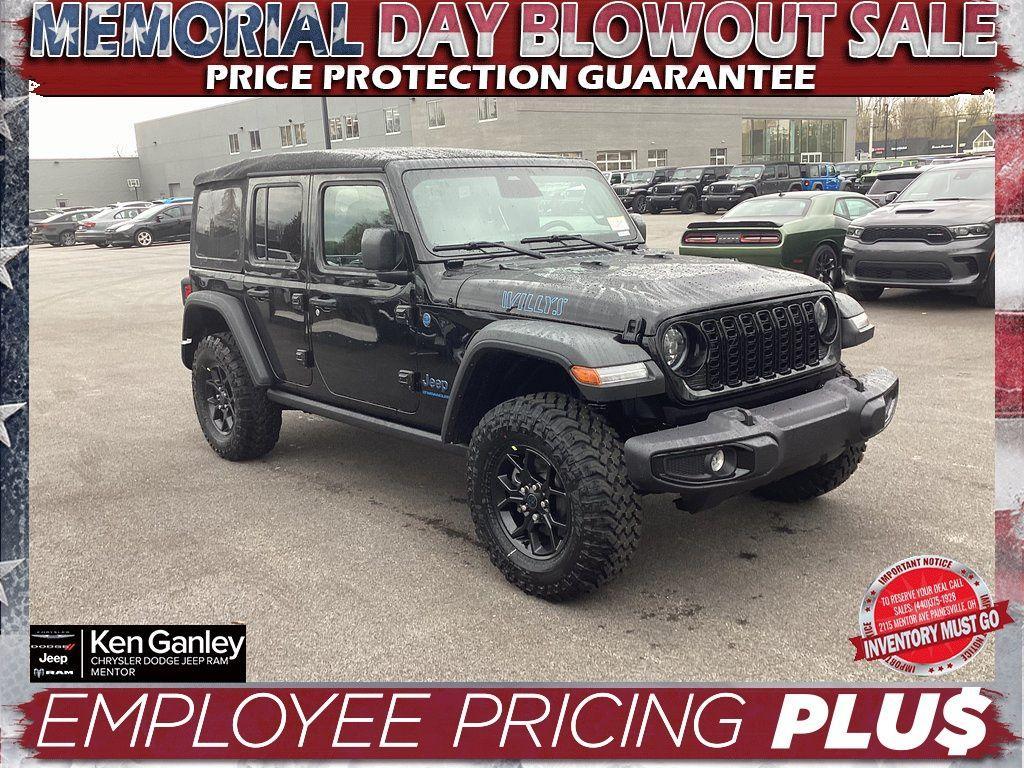 new 2025 Jeep Wrangler 4xe car, priced at $52,000