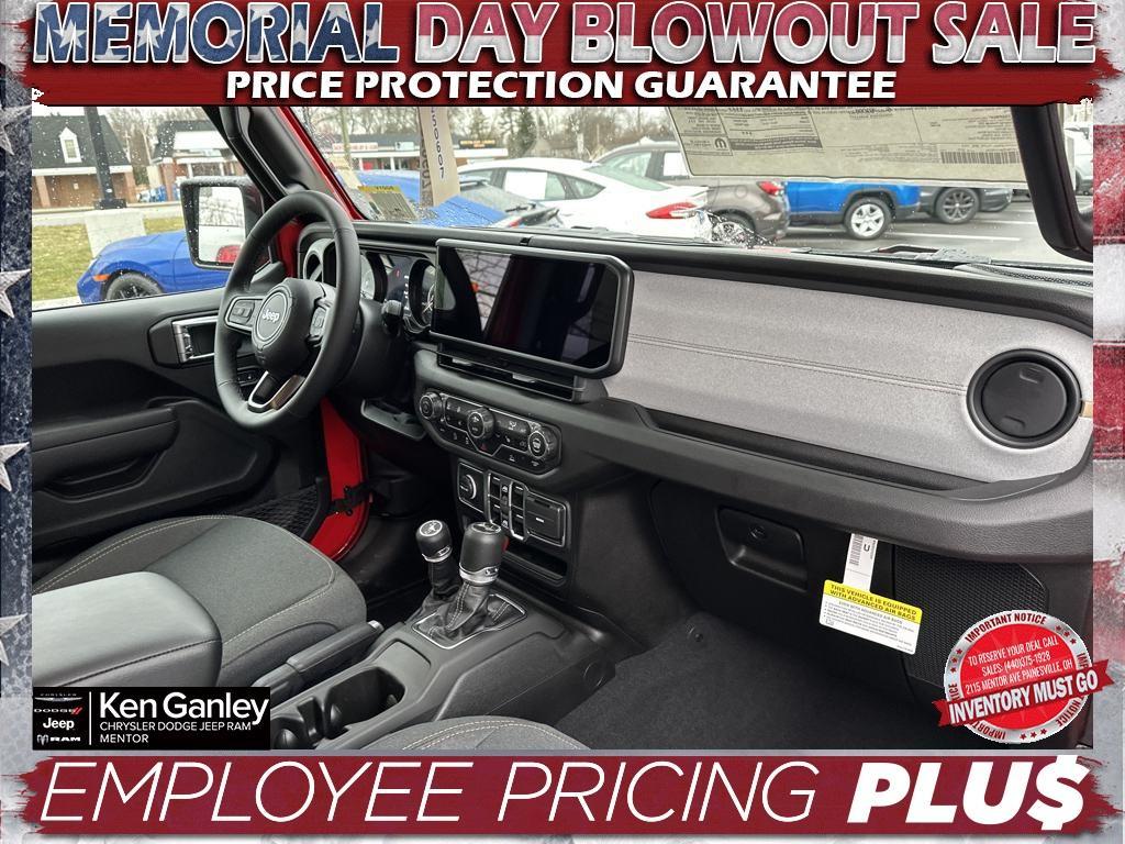 new 2025 Jeep Wrangler car, priced at $50,398