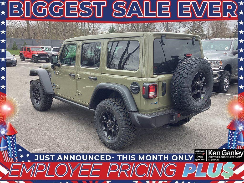 new 2025 Jeep Wrangler 4xe car, priced at $55,380