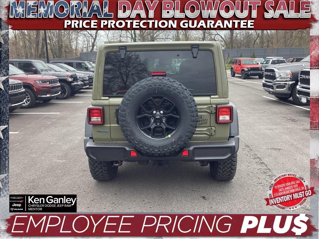 new 2025 Jeep Wrangler 4xe car, priced at $55,500