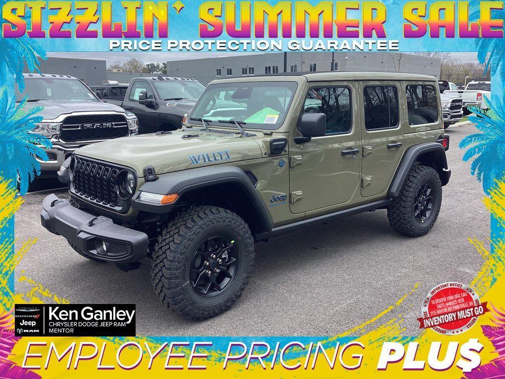 new 2025 Jeep Wrangler 4xe car, priced at $55,380