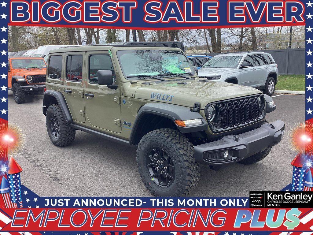 new 2025 Jeep Wrangler 4xe car, priced at $55,380