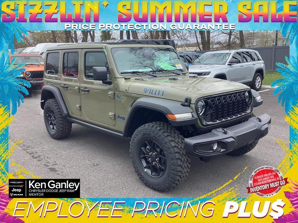 new 2025 Jeep Wrangler 4xe car, priced at $55,380
