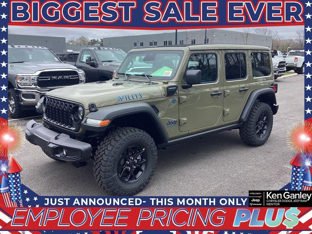 new 2025 Jeep Wrangler 4xe car, priced at $55,380