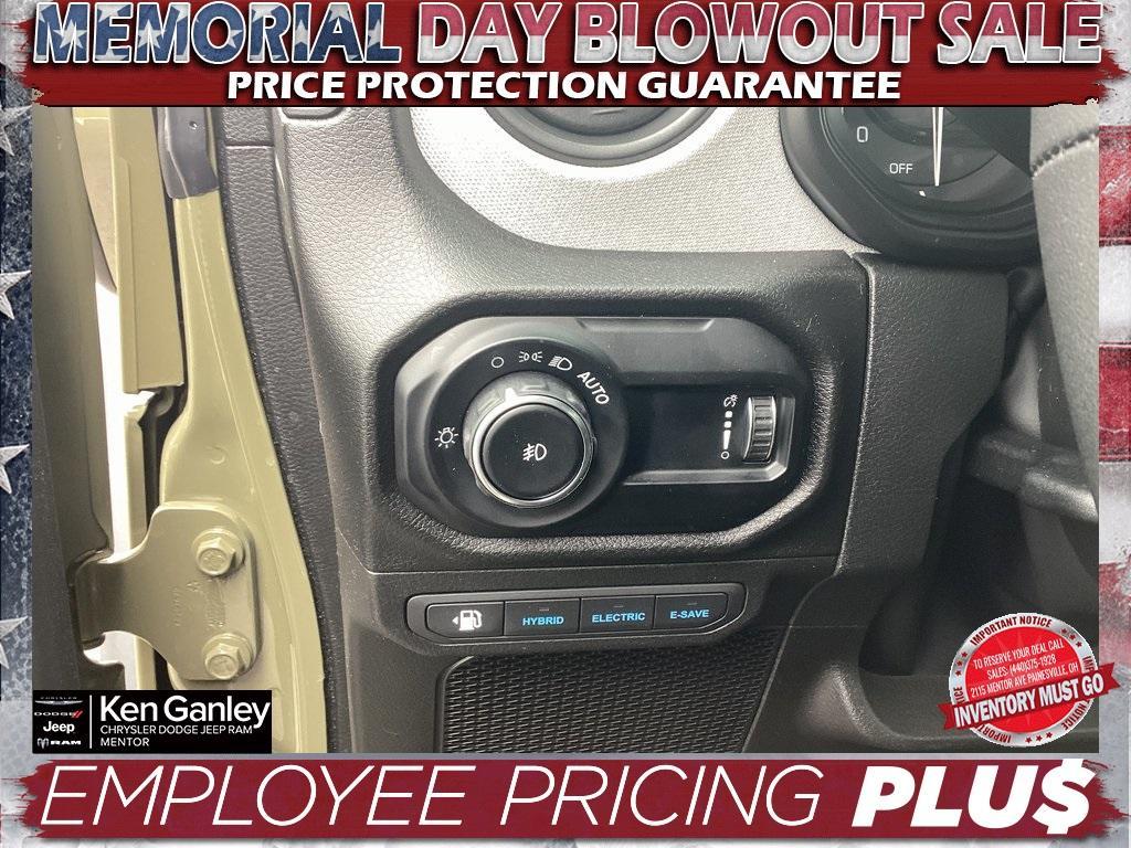 new 2025 Jeep Wrangler 4xe car, priced at $55,500