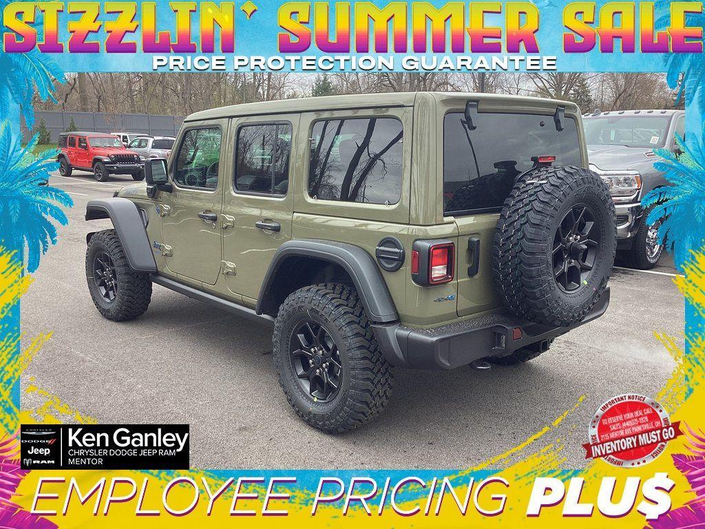 new 2025 Jeep Wrangler 4xe car, priced at $55,380