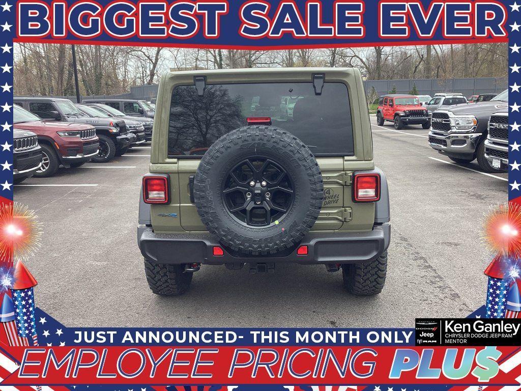 new 2025 Jeep Wrangler 4xe car, priced at $55,380