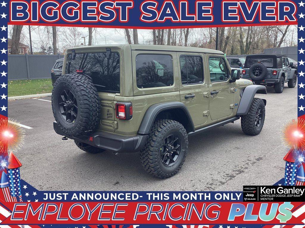 new 2025 Jeep Wrangler 4xe car, priced at $55,380