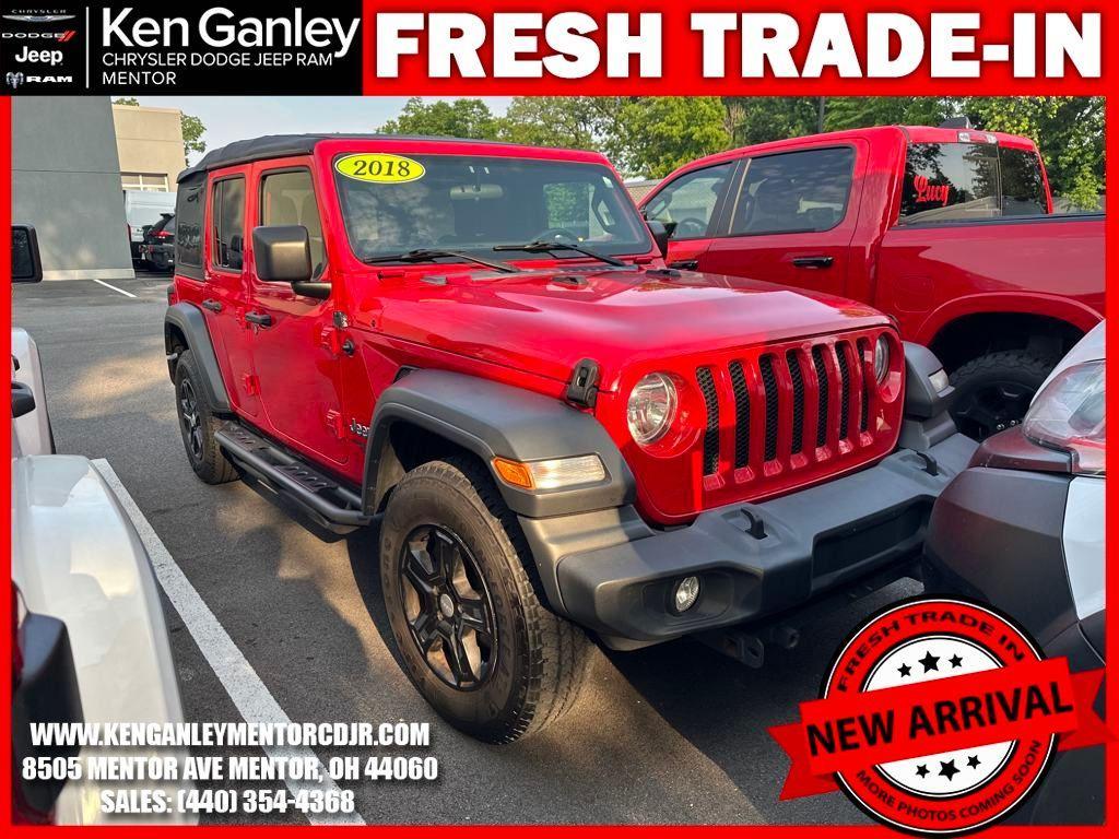 used 2018 Jeep Wrangler Unlimited car, priced at $17,900