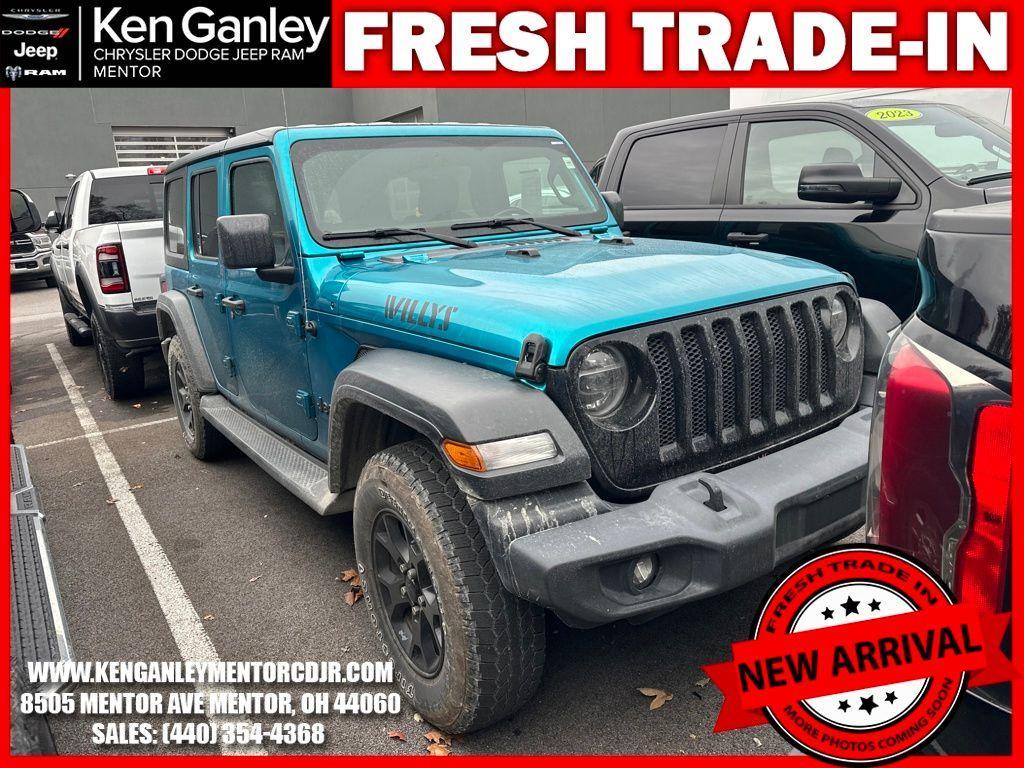 used 2020 Jeep Wrangler Unlimited car, priced at $21,900