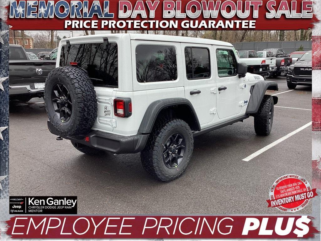 new 2025 Jeep Wrangler 4xe car, priced at $54,905