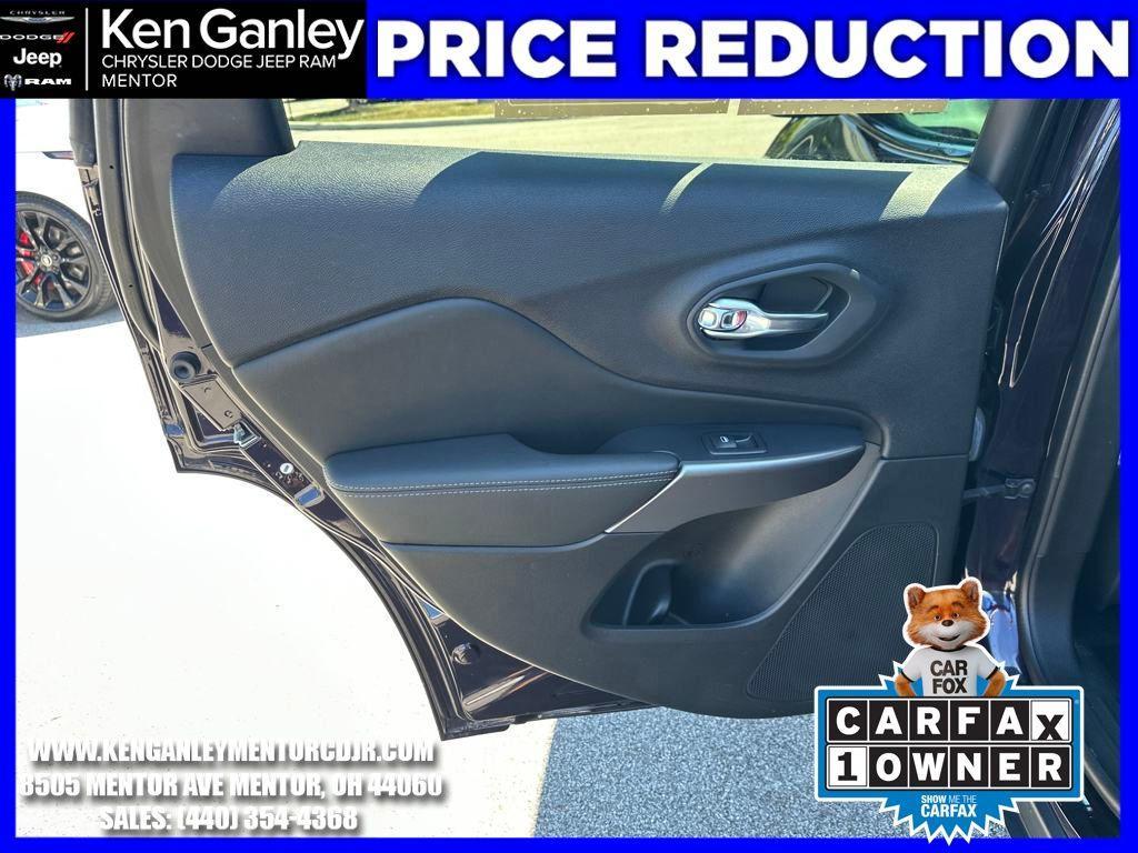 used 2021 Jeep Cherokee car, priced at $23,900