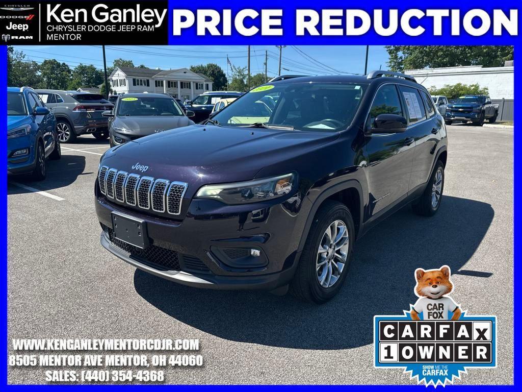 used 2021 Jeep Cherokee car, priced at $23,900