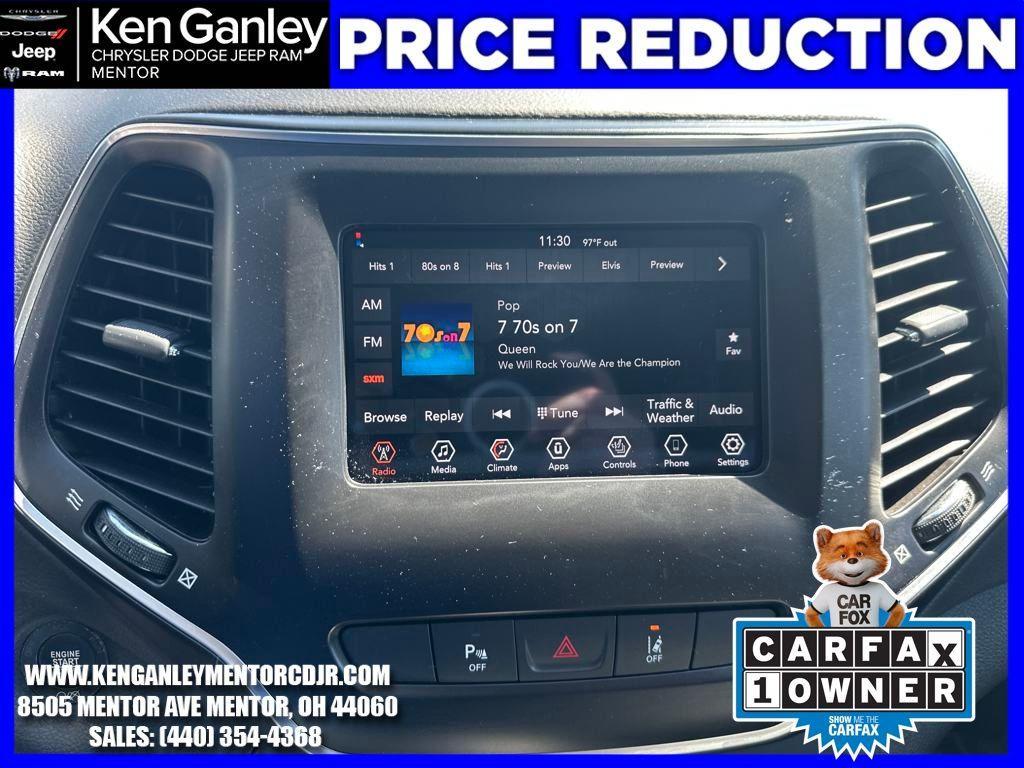 used 2021 Jeep Cherokee car, priced at $23,900